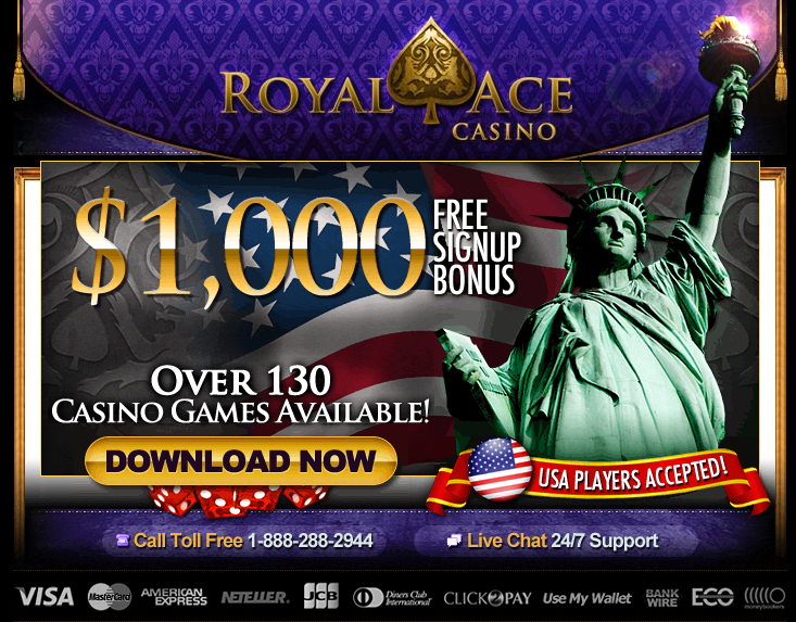 Royal Ace Casino - Get $1000 Free